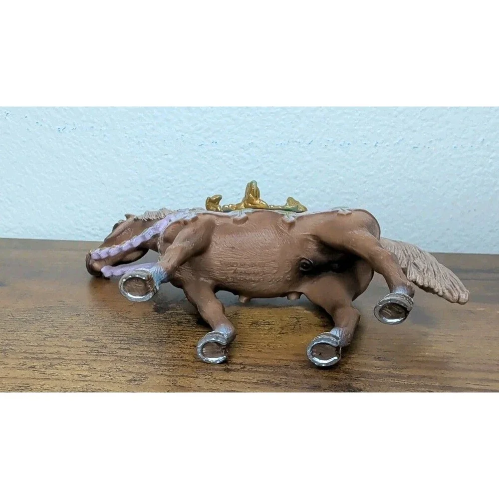 Schleich Bayala Elfen Surah Brown Horse Gold Saddle w/ Pink Reins - Princess